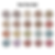 Pat Pat gel palette 20 colours HEMA TPO free