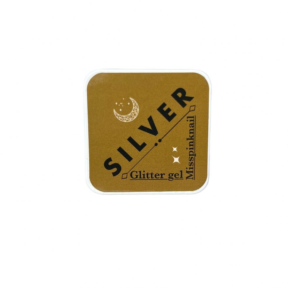 Miniaturbild: Silberner Glitzer-Gel-Eyeliner, hochdicht, ohne Abwischen, 5 g, Misspinknail
