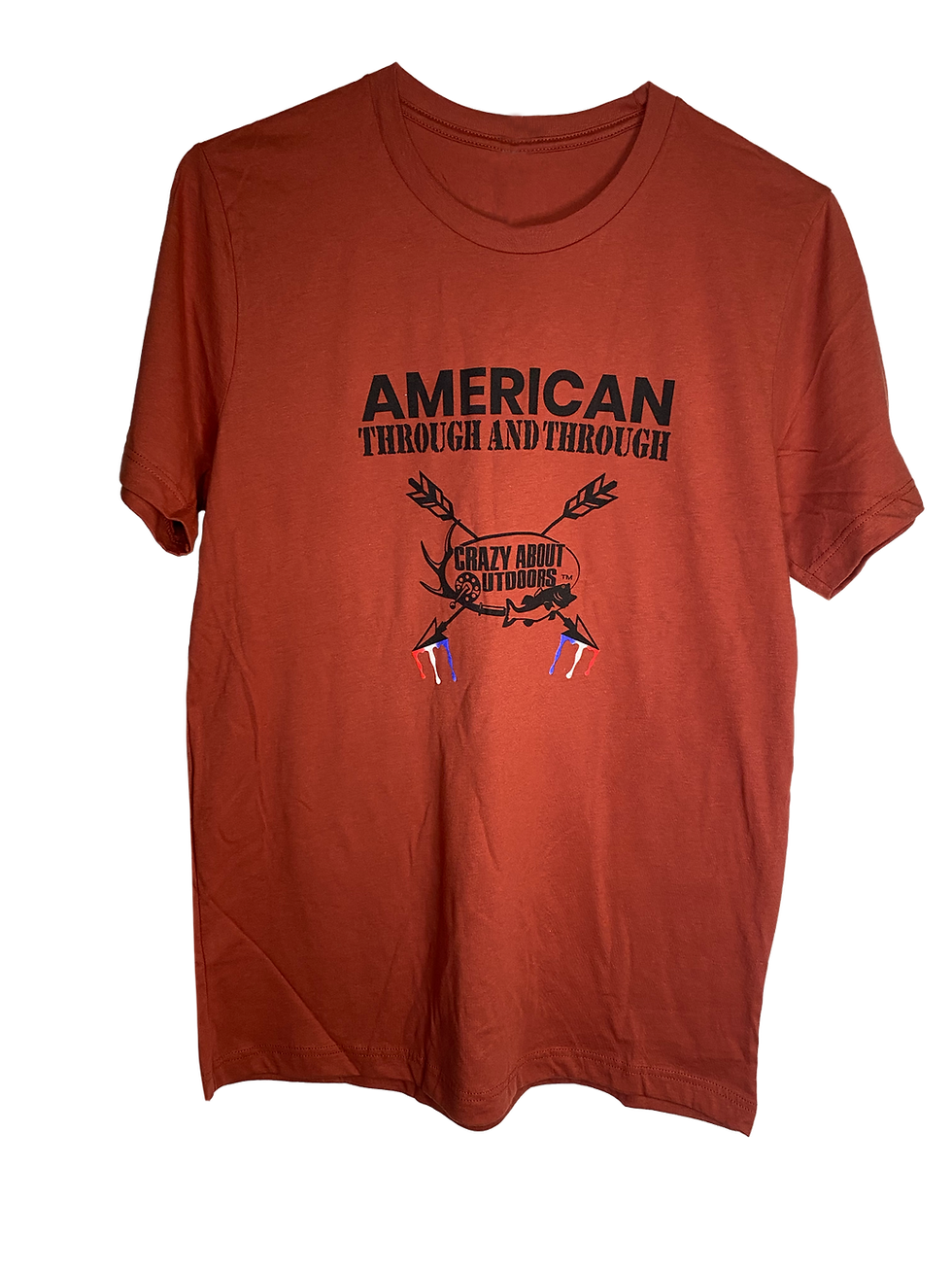 Thumbnail: Crazy About Outdoors American Through and Through Rust Tee