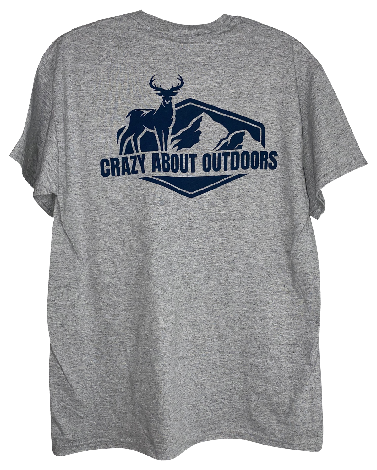 Crazy About Outdoors Crazy Buck Sport Grey Tee