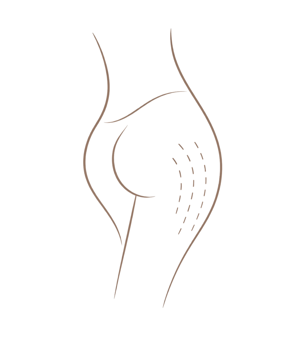 Icône silhouette pour soins du corps à Dunkerque.