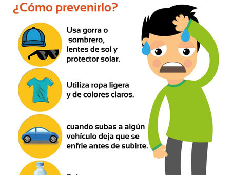 Evita los golpes de calor