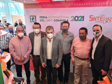 El Profr. Fernando Mora Secretario General de la Sección 35 presente en la inauguración