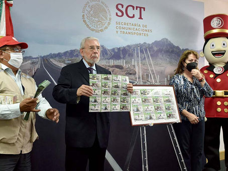 CELEBRA LOTERÍA NACIONAL CON BILLETECONMEMORATIVO EL 130º ANIVERSARIO DE LA SCT