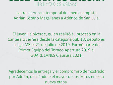 Club Santos Laguna INFORMA: