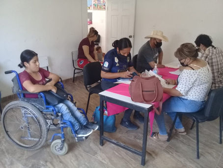 INSTITUTO DE DISCAPACIDAD ACUDE CON MÓDULO DE ATENCIÓN MÓVIL A VILLA LEÓN GUZMÁN