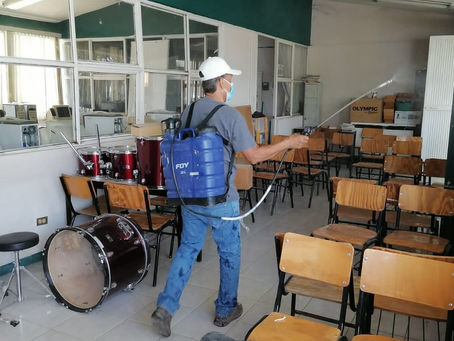 PREVENCIÓN SOCIAL ATIENDE PETICIONES DE SANITIZACIONES EN PLANTELES EDUCATIVOS