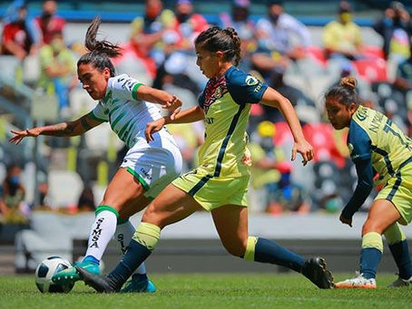 Las Guerreras merecieron mayor fortuna en su visita al Azteca