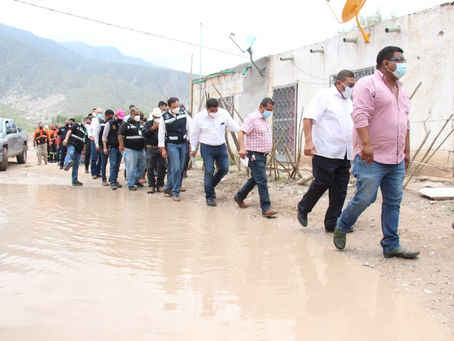 RECORRE HOMERO MARTÍNEZ Y ROSAS AISPURO ZONAS AFECTADAS POR LLUVIAS EN LA LUZ