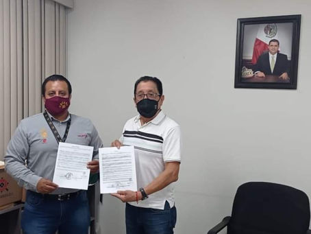 EN LERDO FORTALECEN CONVENIO DE COORDINACIÓN ENTRE FOMENTO ECONÓMICO Y PLANTEL CECATI 20