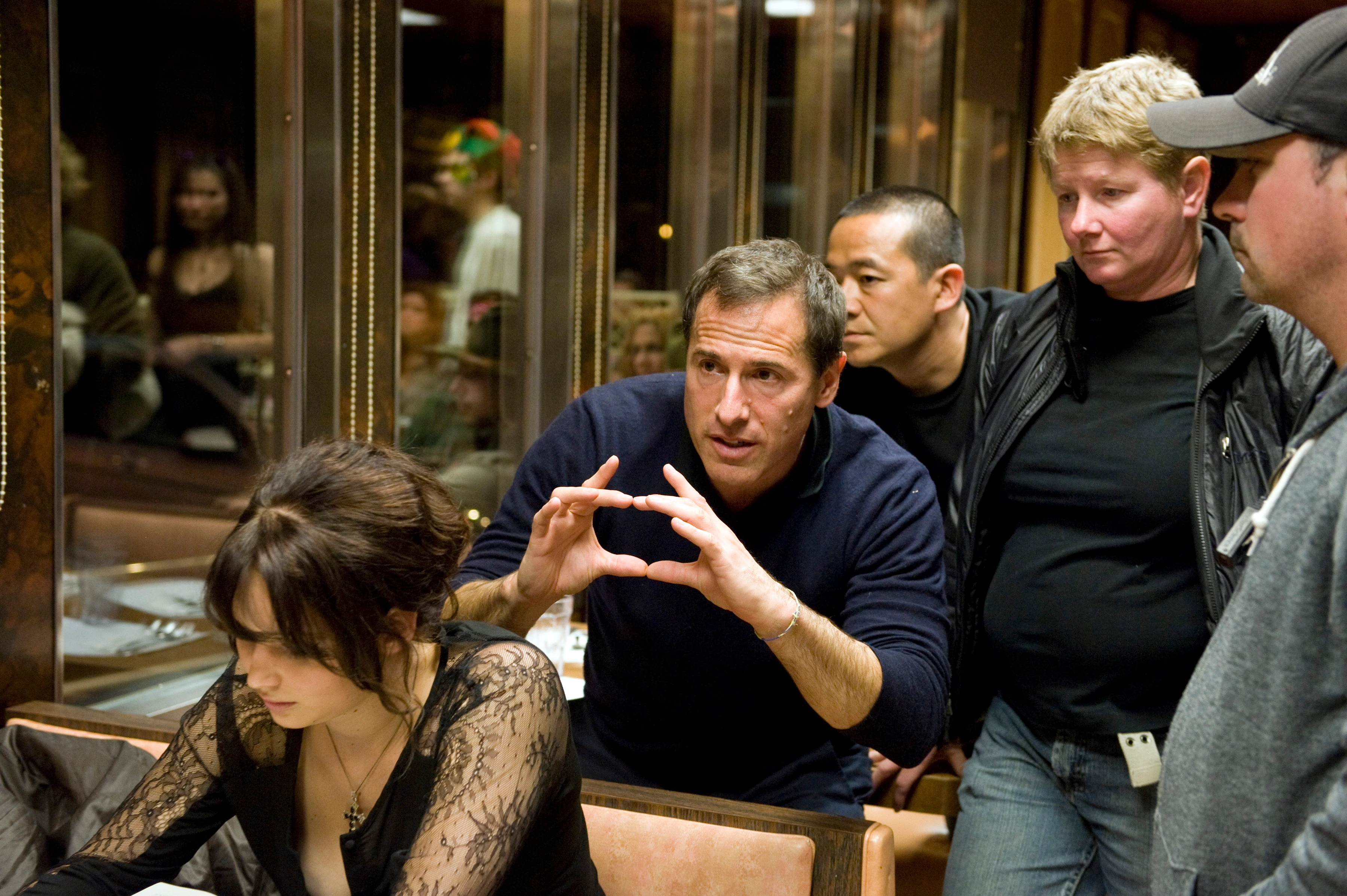 David O Russell directing Silver Linings Playbook