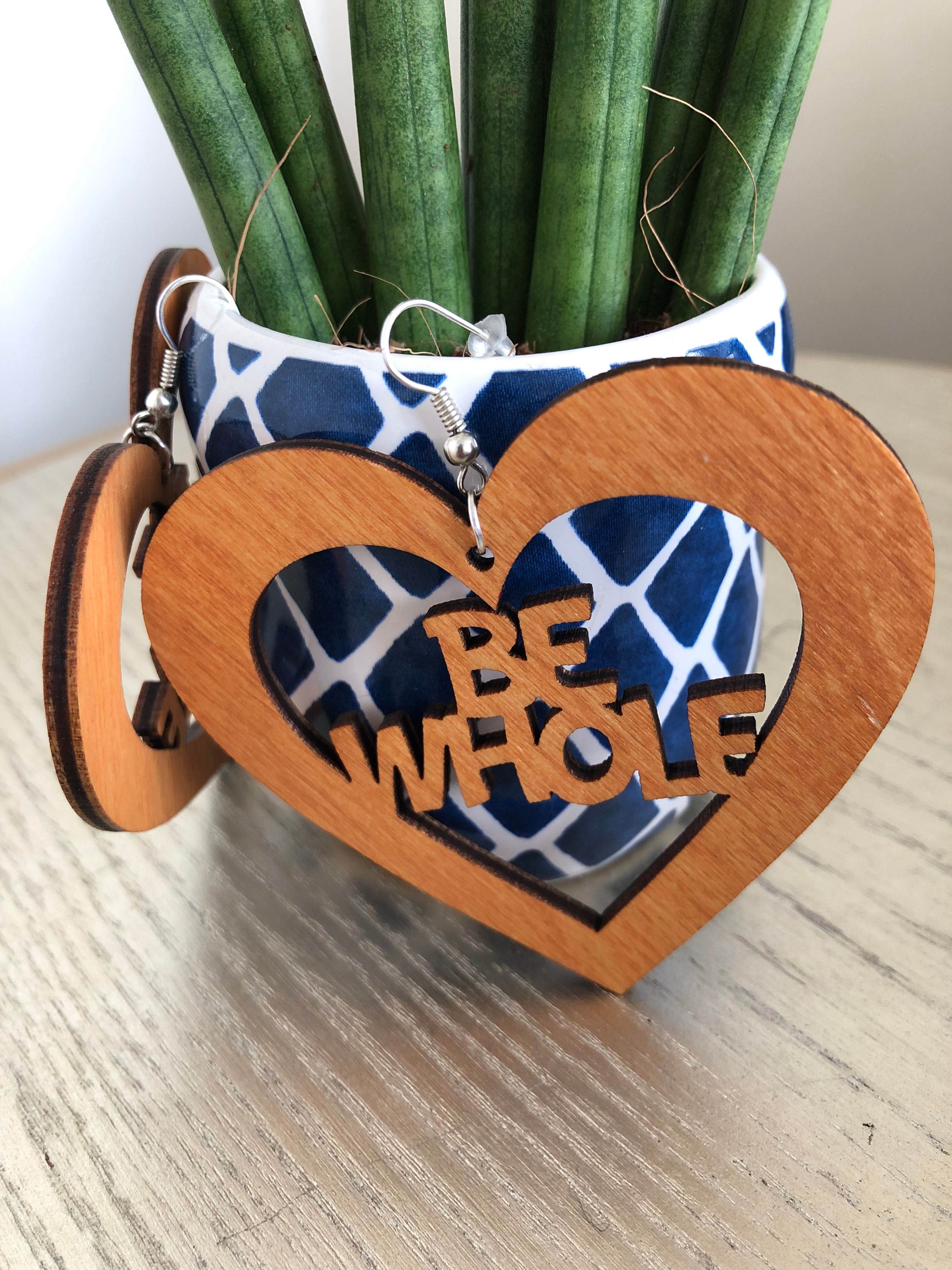 be whole heart earrings