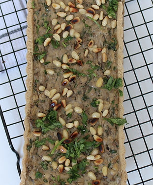 קיש חצילים ללא גלוטן וללא לקטוז. 