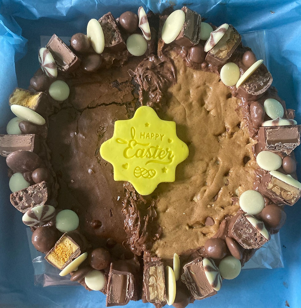 Thumbnail: Celebration Brookie, half Brownie half Cookie celebration bake