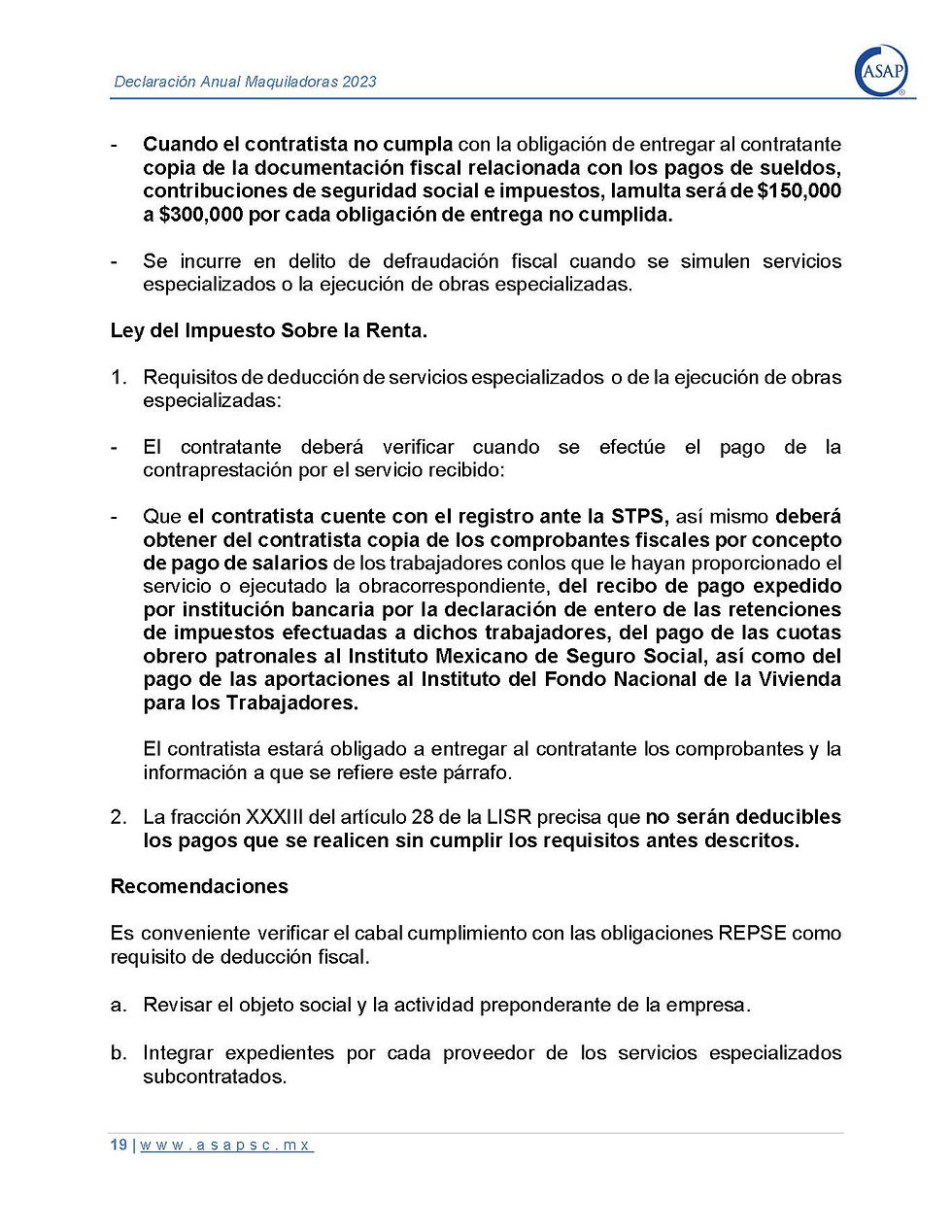 Miniatura: Declaración Anual Maquiladoras 2023