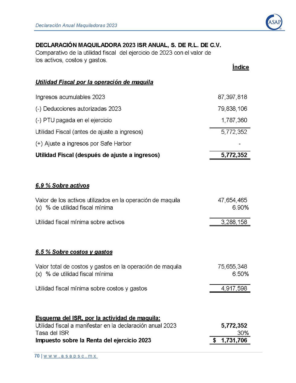Miniatura: Declaración Anual Maquiladoras 2023