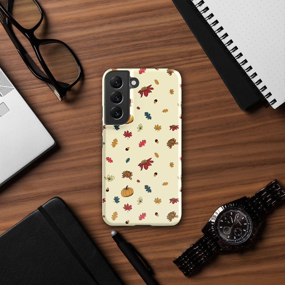 Thumbnail: Autumn Confetti Tough case for Samsung® | Vintage Fall Collection | By C Studio®