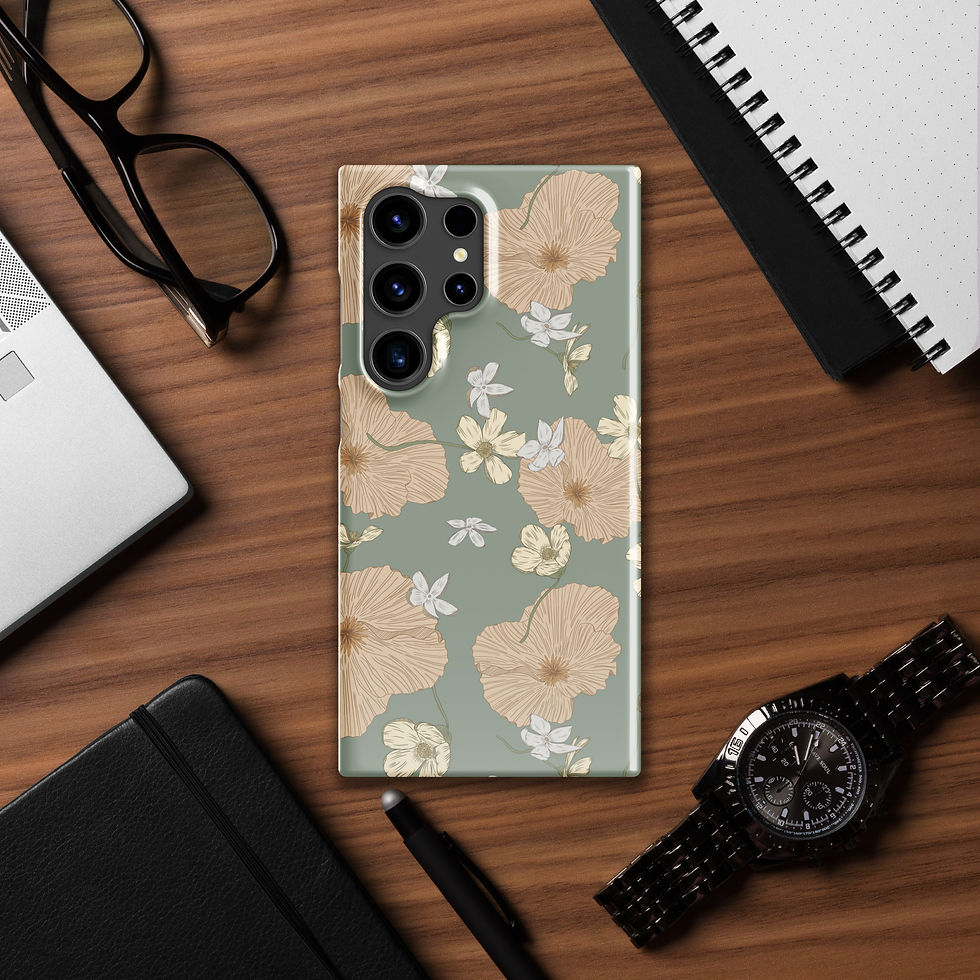 Thumbnail: Poppy Parade Snap case for Samsung® | Dutch Bloom Collection 2026