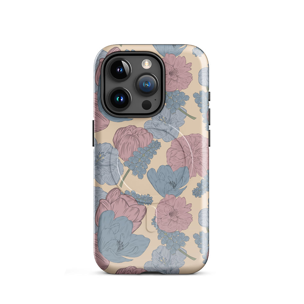 Thumbnail: Blush & Sky MagSafe® tough case for iPhone® | Dutch Bloom Collection 2026