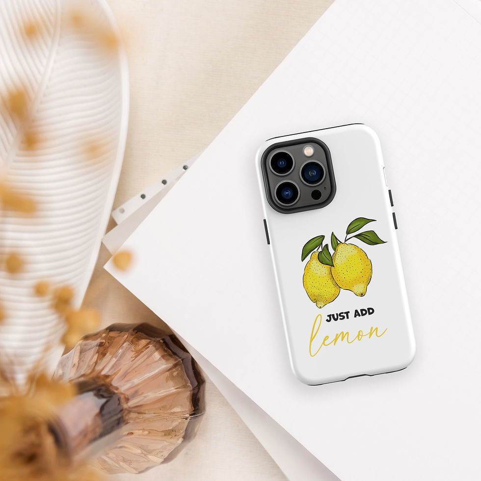 Thumbnail: "Just Add Lemon" Tough Case for iPhone® | Summer Vibes Collection