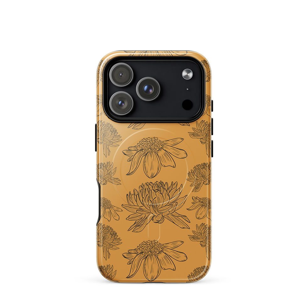 Thumbnail: Seasonal Outlines MagSafe® tough case for iPhone® | Vintage Fall Collection | By C Studio®