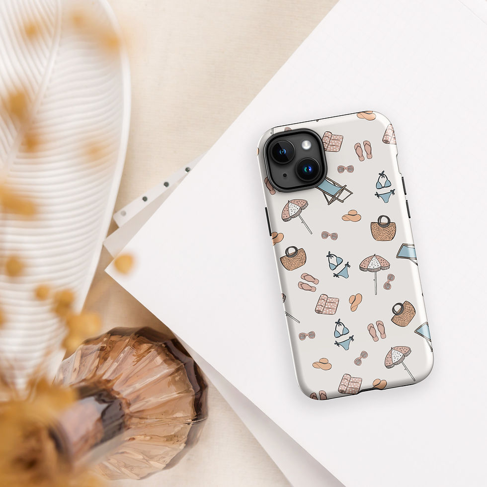 Thumbnail: Beach Essentials Tough Case for iPhone® | Summer Vibes Collection 