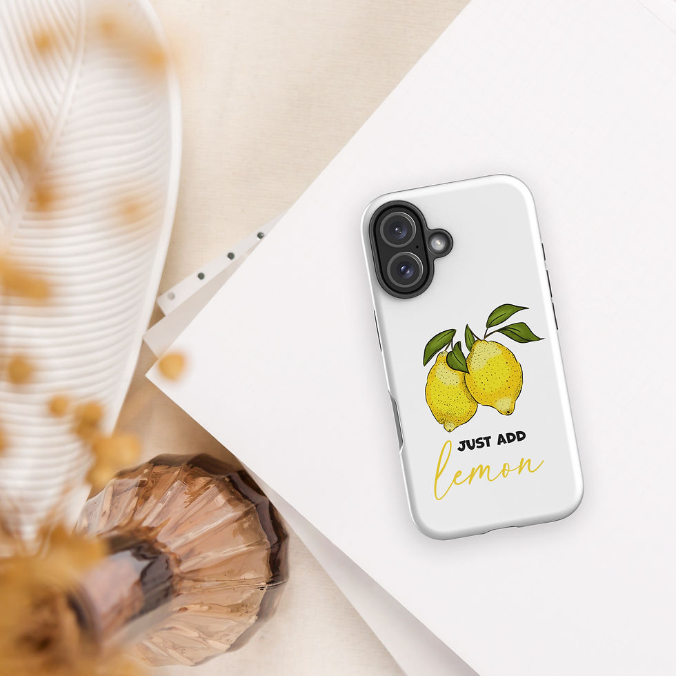 Thumbnail: "Just Add Lemon" Tough Case for iPhone® | Summer Vibes Collection