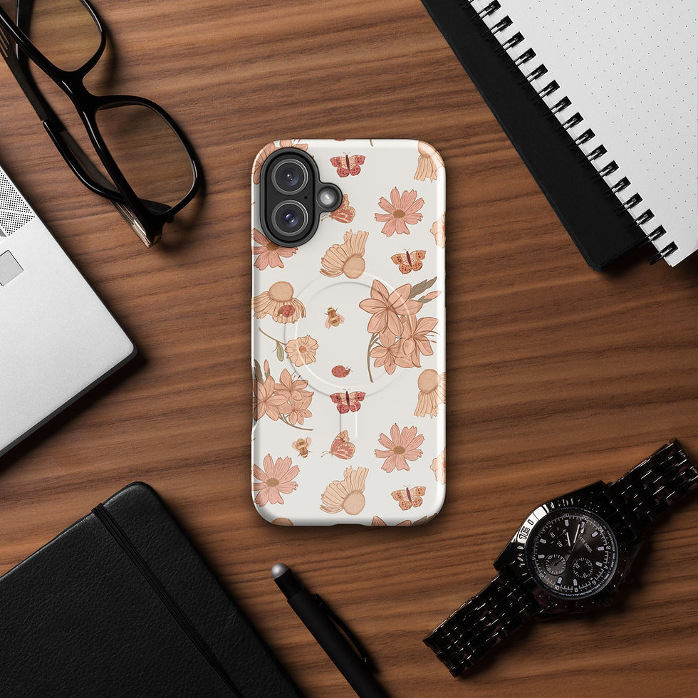 Thumbnail: Flowers LadyBugs IPhone MagSafe Case