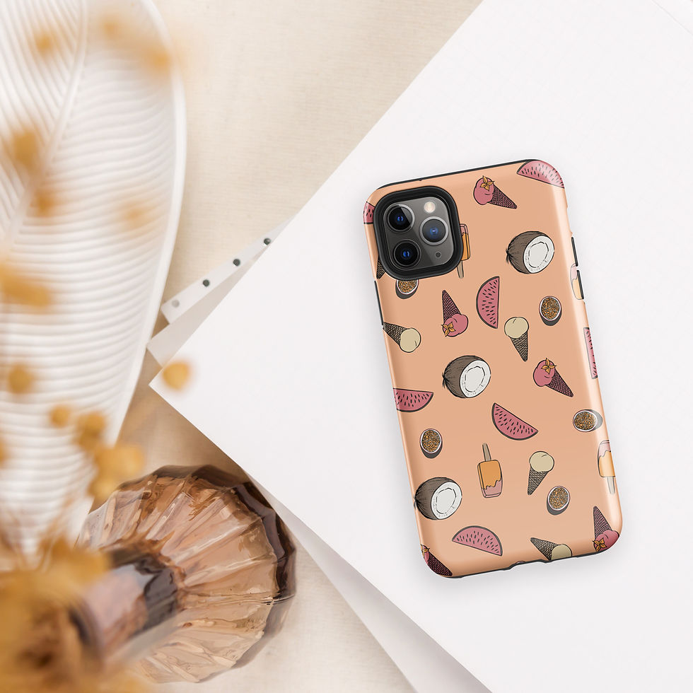 Thumbnail: Summer Food Tough Case for iPhone® | Summer Vibes Collection