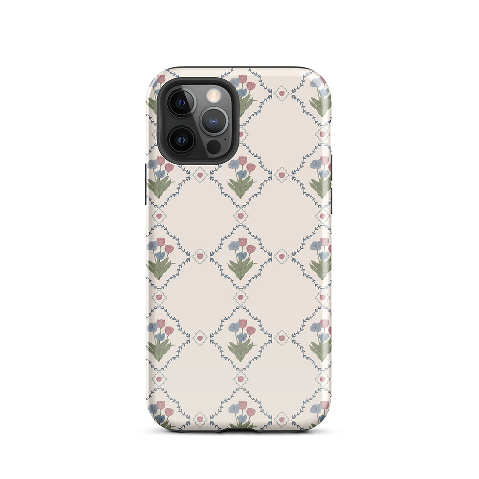 Thumbnail: Tulip Trellis Tough Case for iPhone®  | Dutch Bloom Collection 2026
