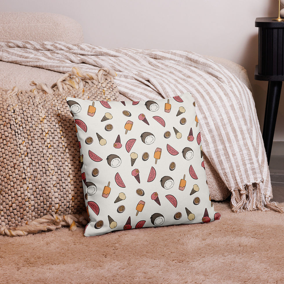 Thumbnail: Summer Food Premium Pillow Case | Summer Vibes Collection