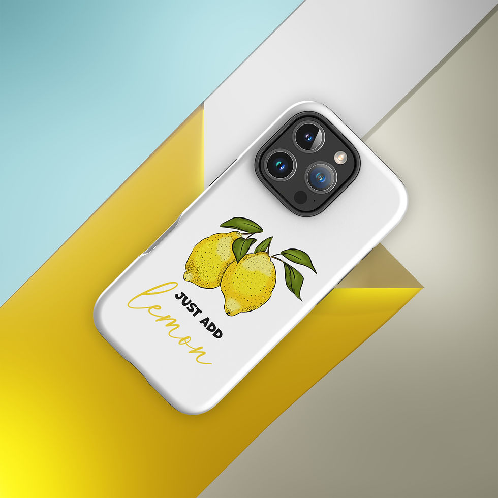 Thumbnail: "Just Add Lemon" Tough Case for iPhone® | Summer Vibes Collection