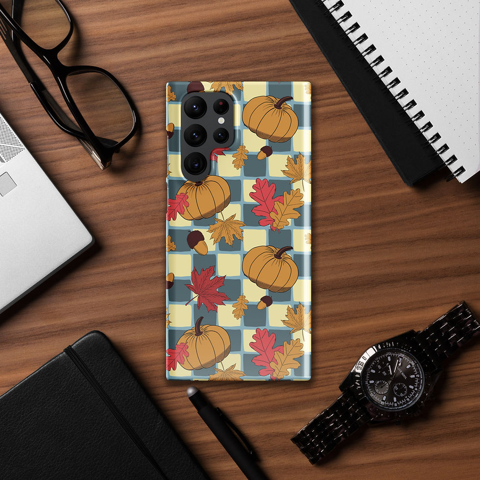 Thumbnail: Pumpkin Patchwork Snap case for Samsung® | Vintage Fall Collection