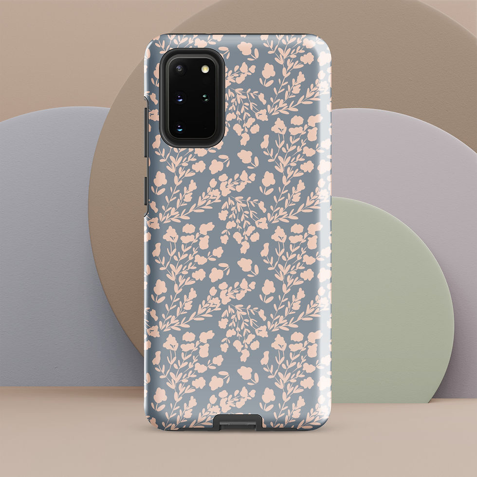 Thumbnail: Gypsum Samsung Phone Case Pastel Blue