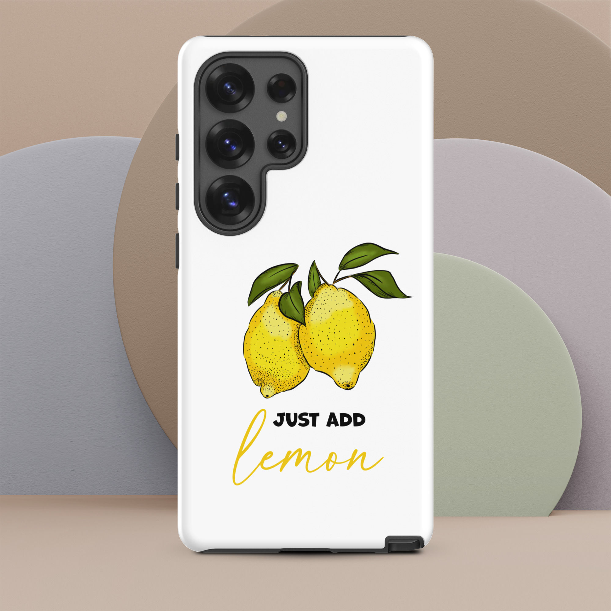 Just Add Lemon Samsung® Tough Phone Case - Lemon Summer Case | By C Studio®