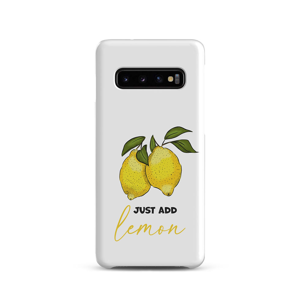 Just Add Lemon Samsung® Snap Case - Lemon Summer Case | By C Studio®