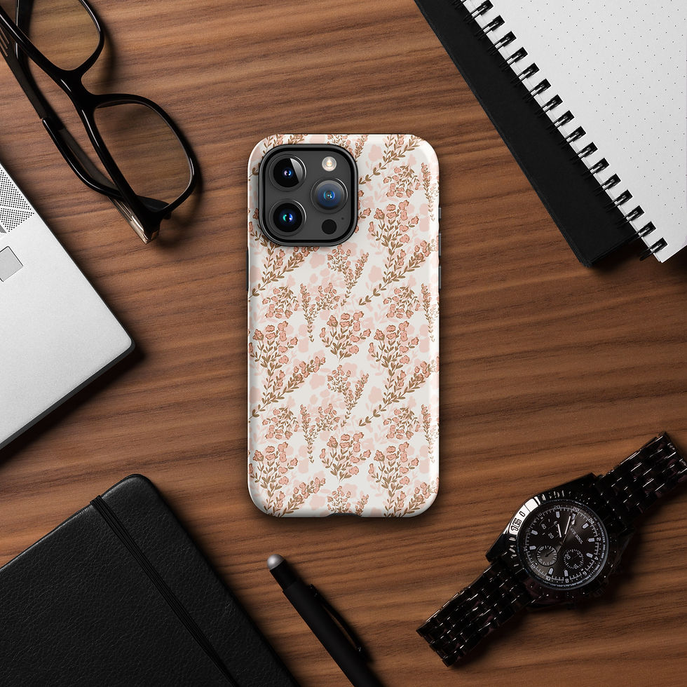 Thumbnail: Gypsum Flowers IPhone Case Pastel