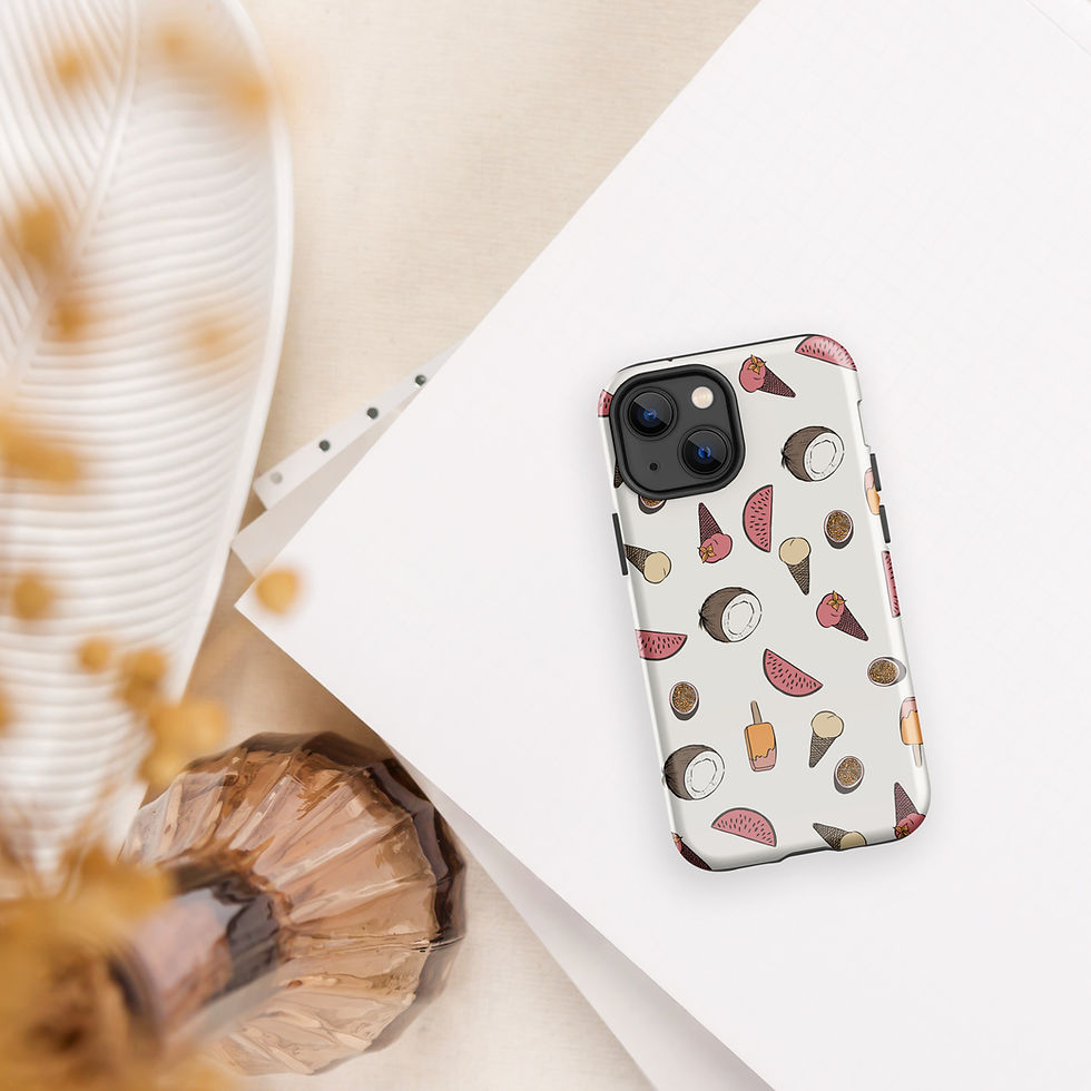 Thumbnail: Summer Food Tough Case for iPhone® | Summer Vibes Collection