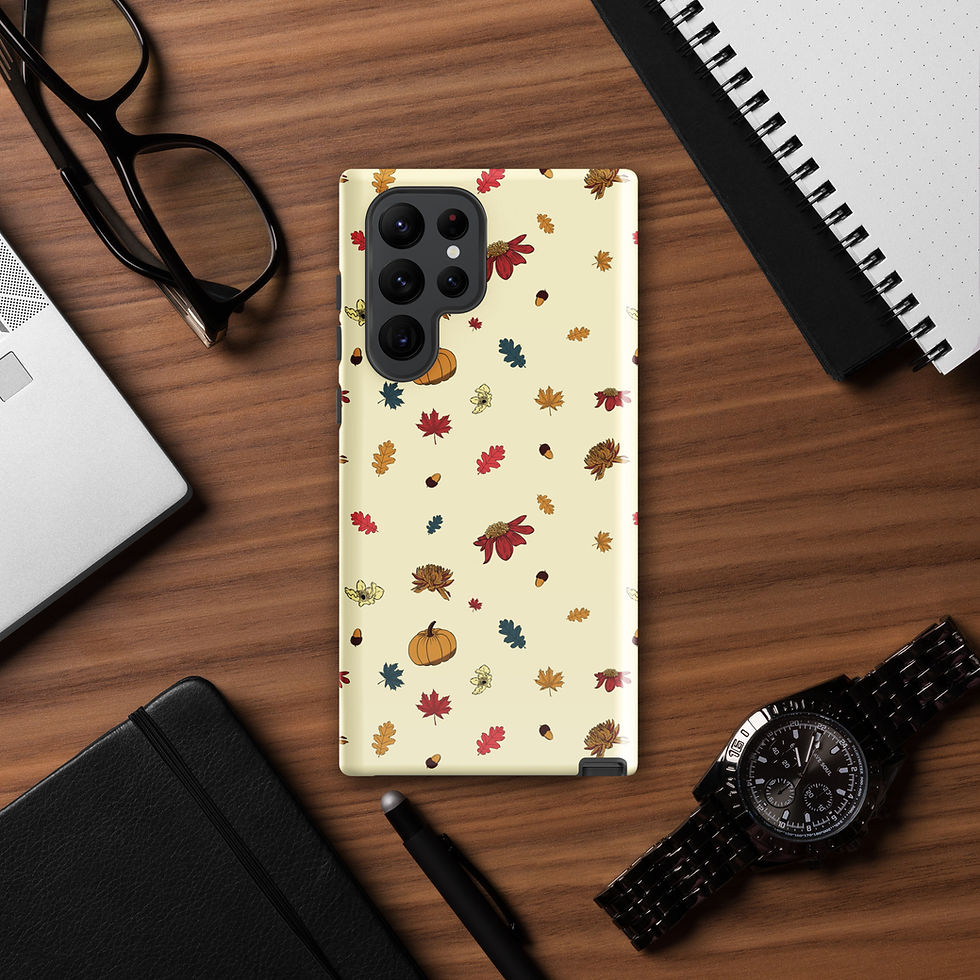 Thumbnail: Autumn Confetti Tough case for Samsung® | Vintage Fall Collection | By C Studio®