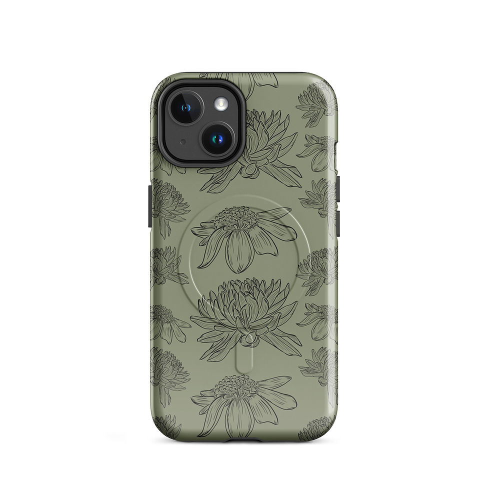 Thumbnail: Seasonal Outlines MagSafe® tough case for iPhone® | Vintage Fall Collection