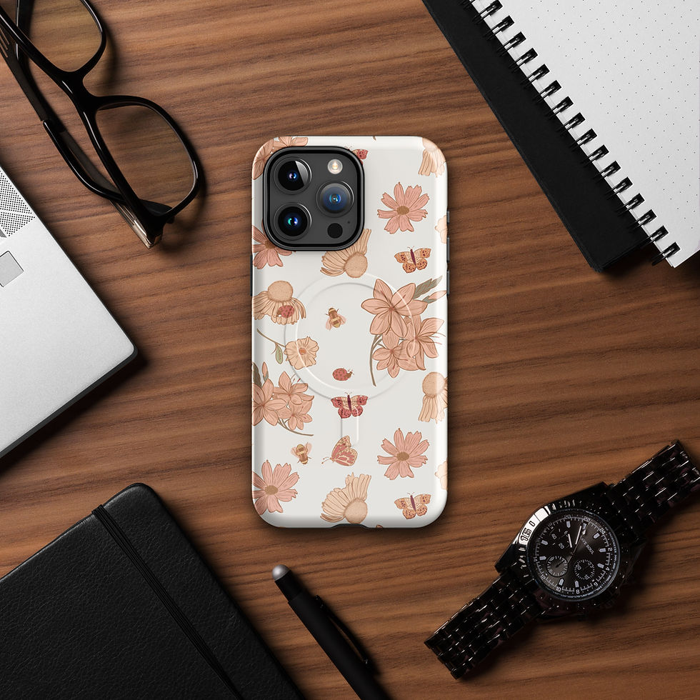 Thumbnail: Flowers LadyBugs IPhone MagSafe Case