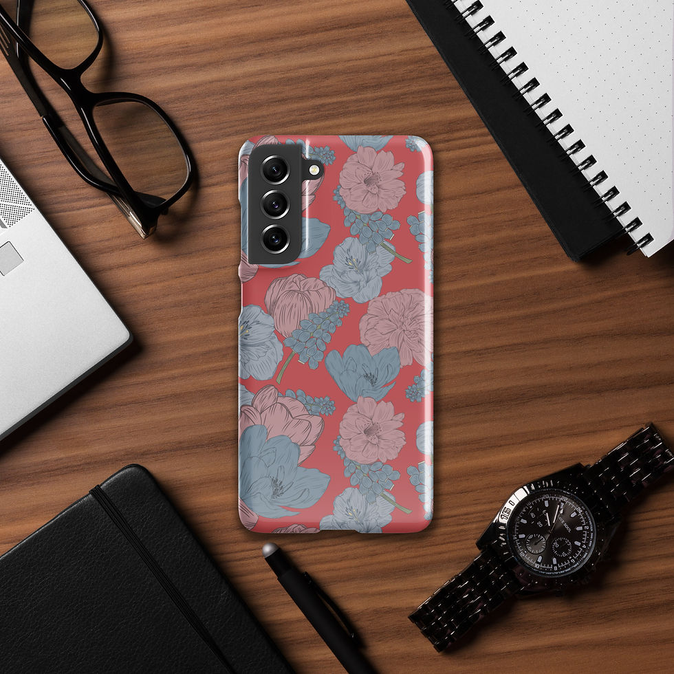 Thumbnail: Blush & Sky Snap case for Samsung® | Dutch Bloom Collection 2026