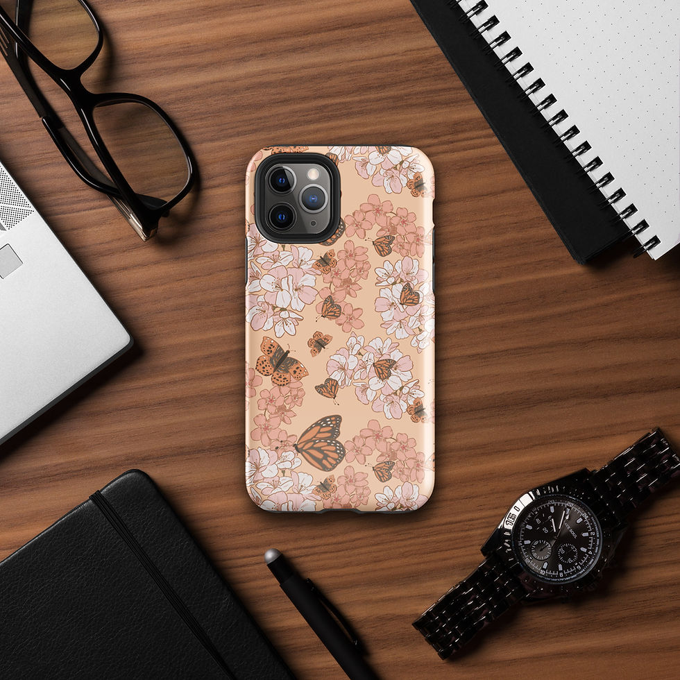 Thumbnail: Butterfly Blossom Phone Case Pastel