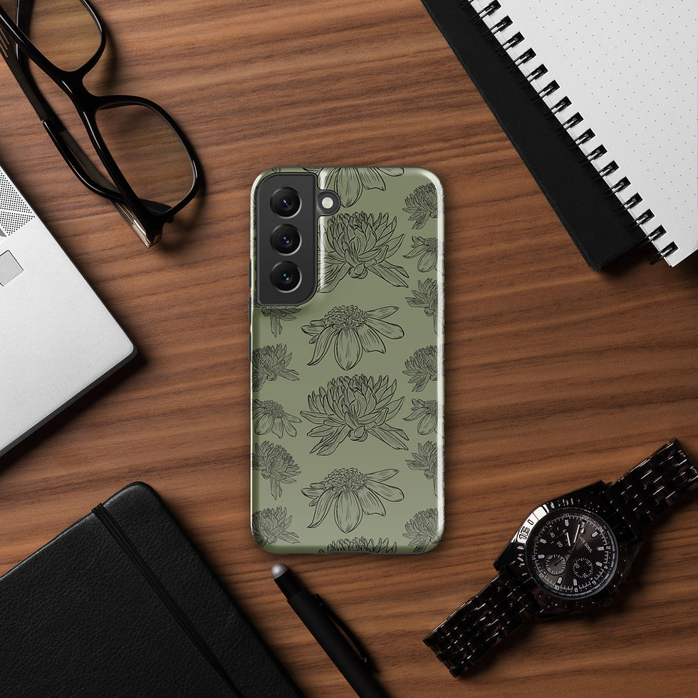 Thumbnail: Seasonal Outlines Tough case for Samsung® | Vintage Fall Collection | By C Studio®