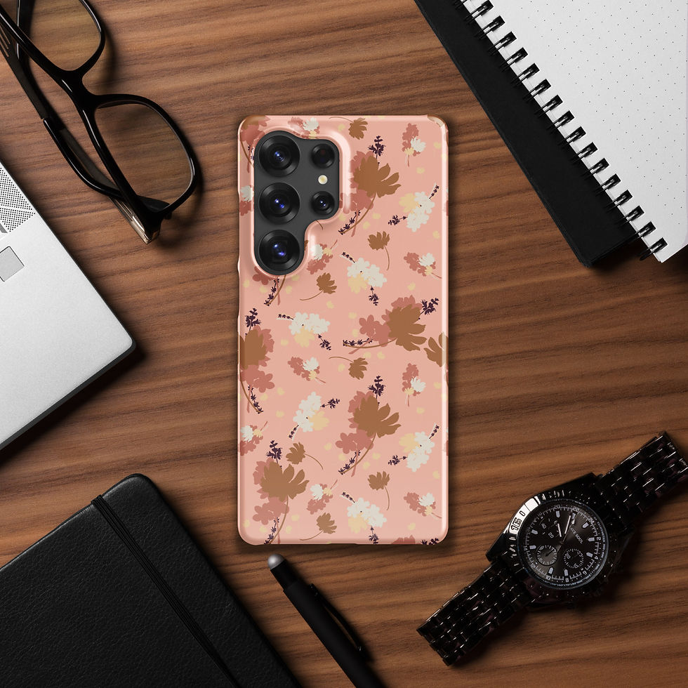 Pastel Flowers Samsung Snap Case Pastel