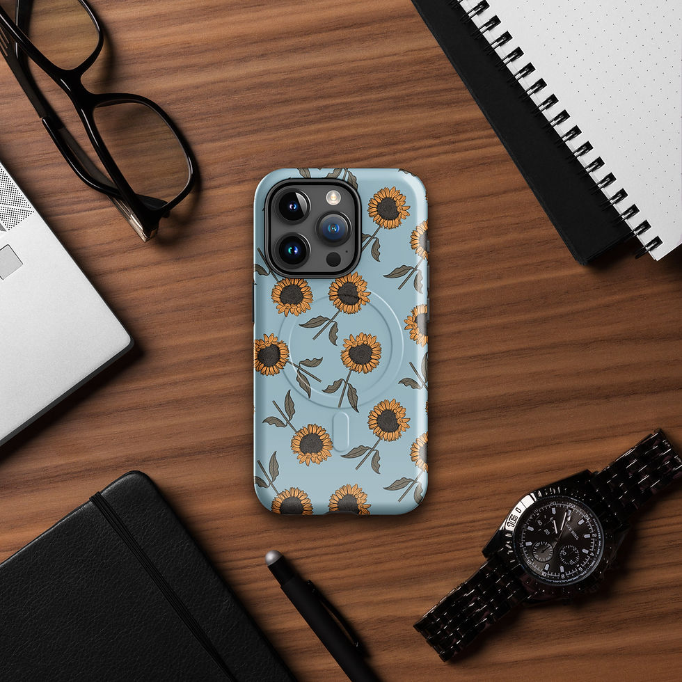 Thumbnail: Sunny Flower MagSafe® Tough Case for iPhone® | Summer Vibes Collection 