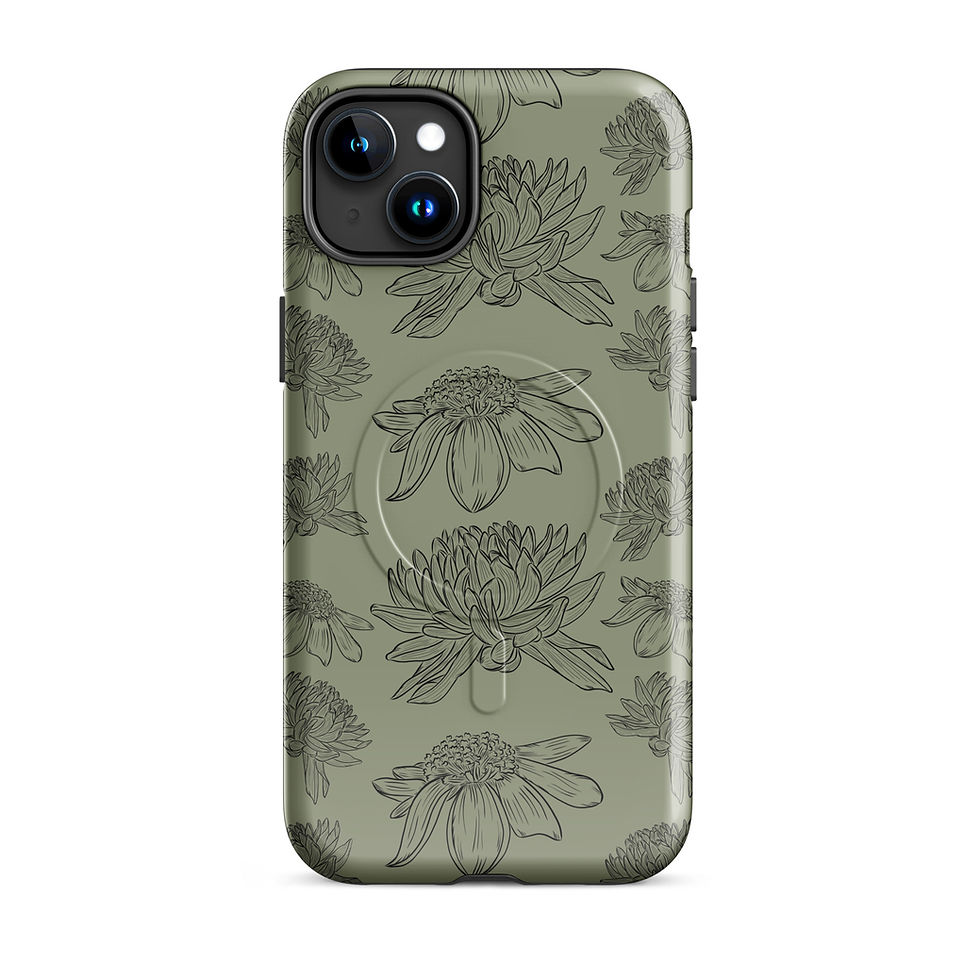 Thumbnail: Seasonal Outlines MagSafe® tough case for iPhone® | Vintage Fall Collection