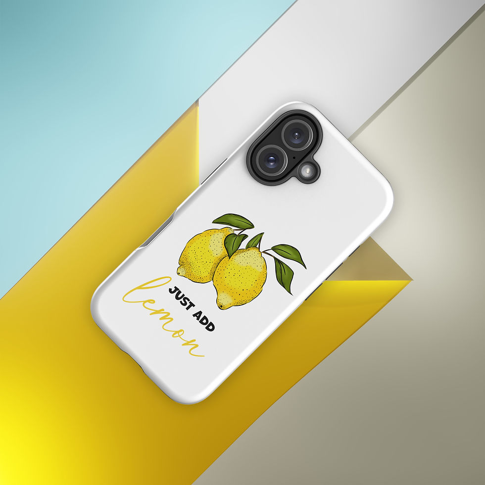 Thumbnail: "Just Add Lemon" Tough Case for iPhone® | Summer Vibes Collection