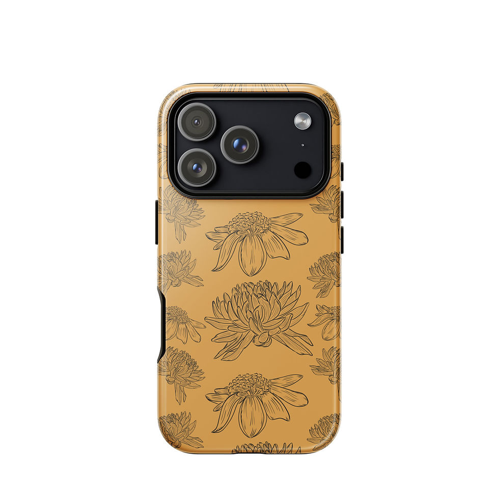 Thumbnail: Seasonal Outlines Tough Case for iPhone® | Vintage Fall Collection | By C Studio®