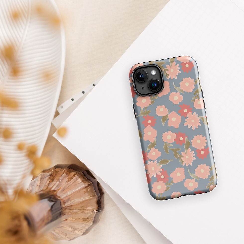 Thumbnail: Watercolor Flowers IPhone Case Pastel